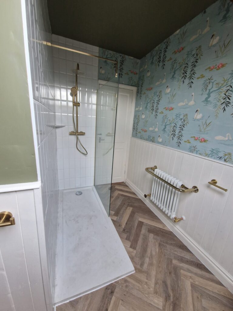 Modern bathroom installation Manchester luxury renovation project